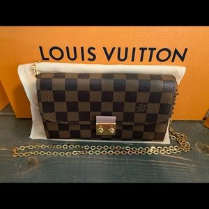 Louis Vuitton Croisette Chain Wallet-